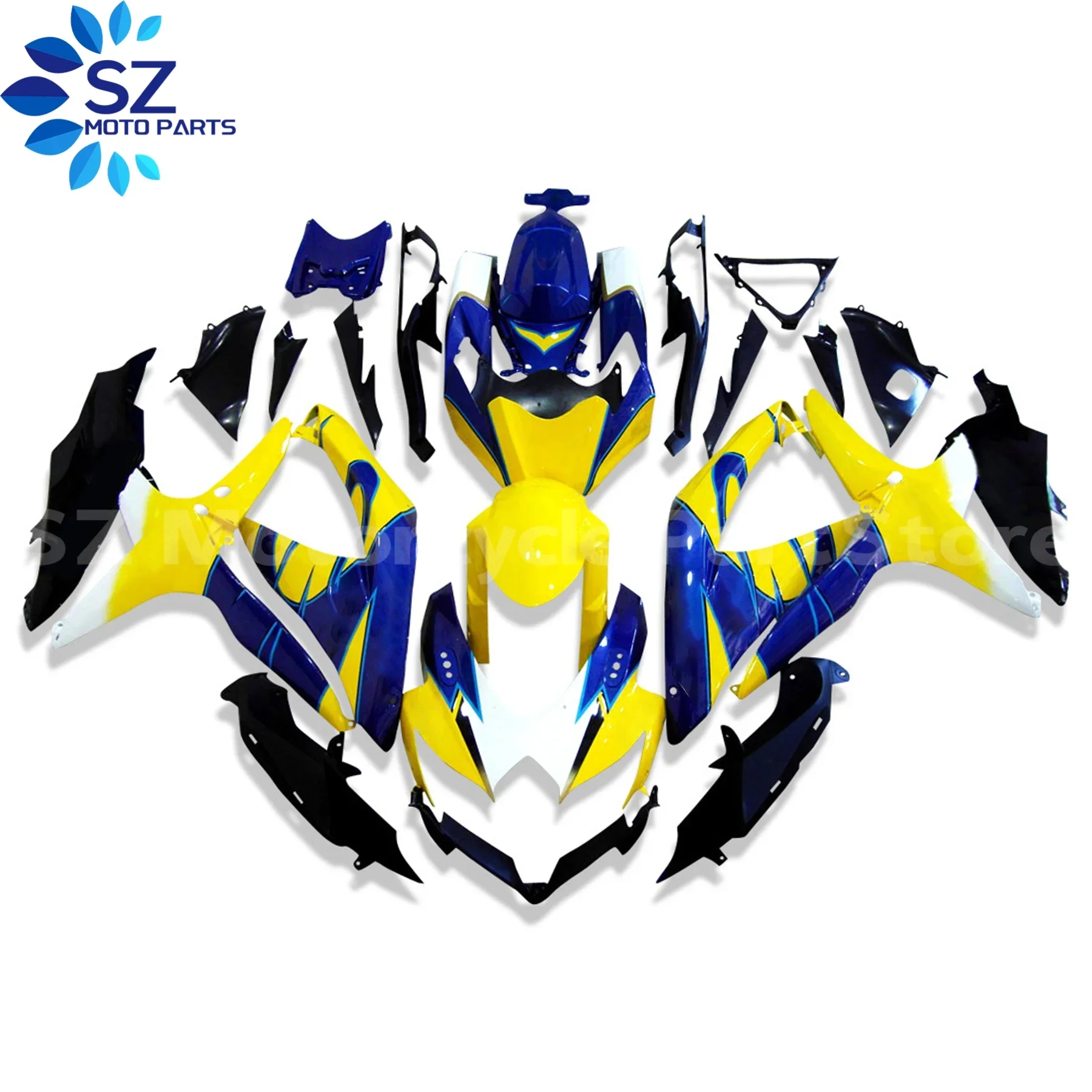 Injection Mold New ABS Fairings Kit Fit for Suzuki GSX-R 600 750 K8 2008 2009 2010 08 09 10 Bodywork Set view 3