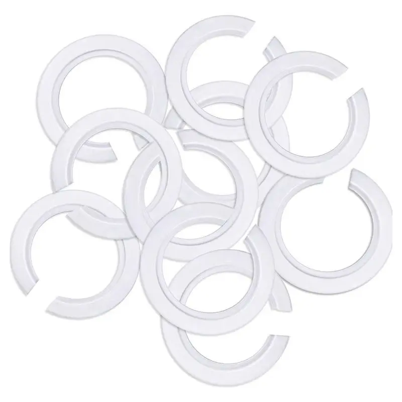 A98E-24Pcs Lamp Shade,E27 To E14 Hole Converter,Lampshade Ring Reducer For Fitting Screw Lamp Shades To Cap Lampholders