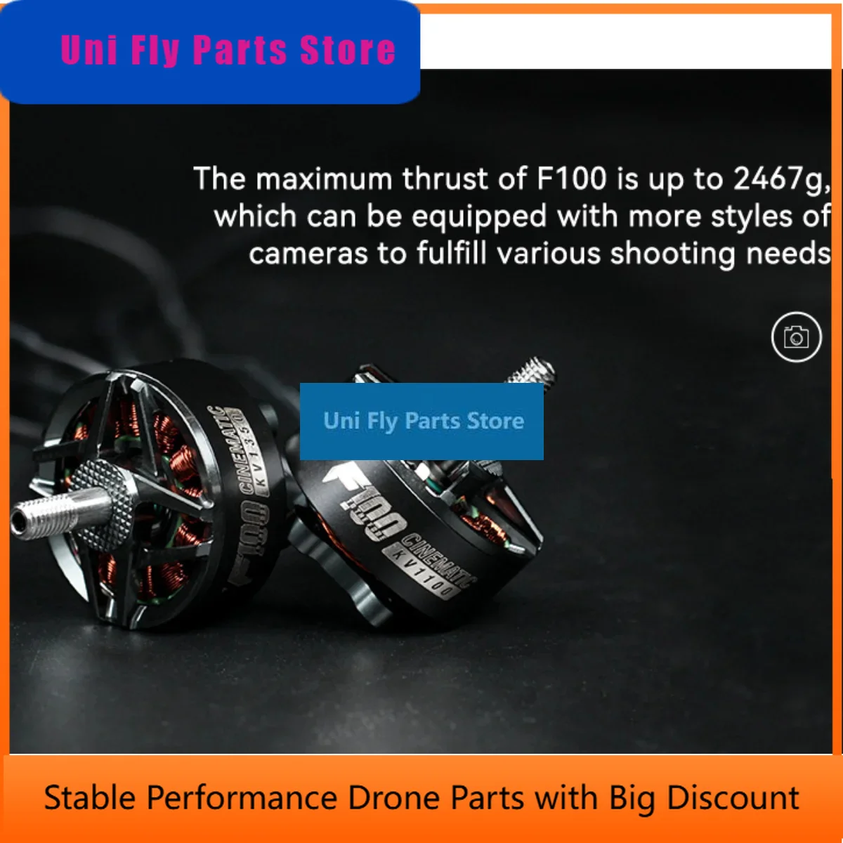 SkyDElT-MOTOR T-Hobby F100 2810 Fpv Racing Motor 5-6S KV1100/KV1350 Brushless Motor For FPV Freestyle Version S DIY P