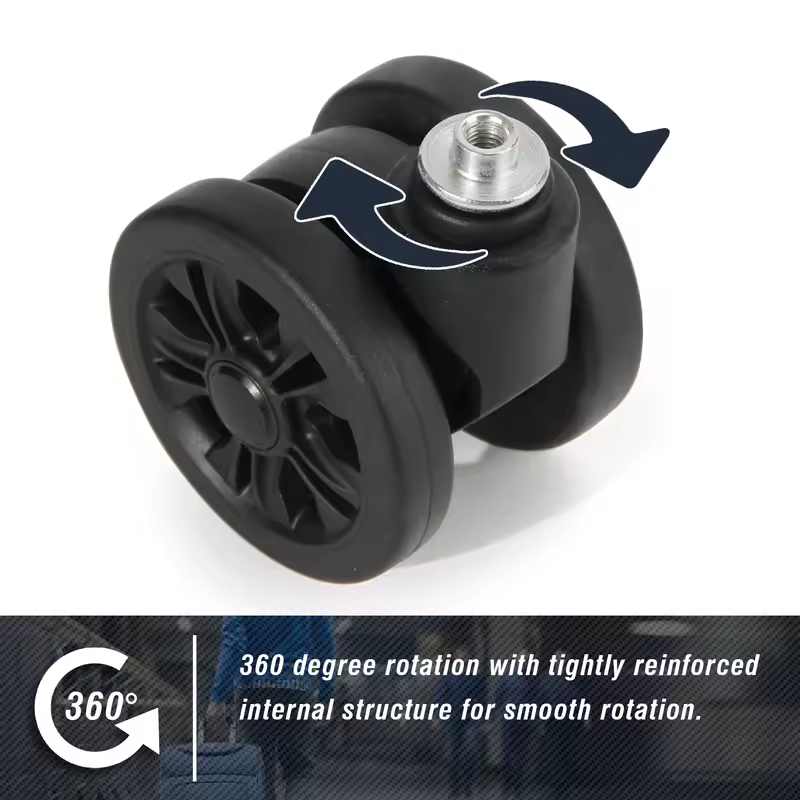 1/2Pcs STLN-2 Trolley Caster Replacement Suitcase Luggage Box Wheels Double Row 360° Spinner Repairing Kit Heavy Duty Wheels - Image 3