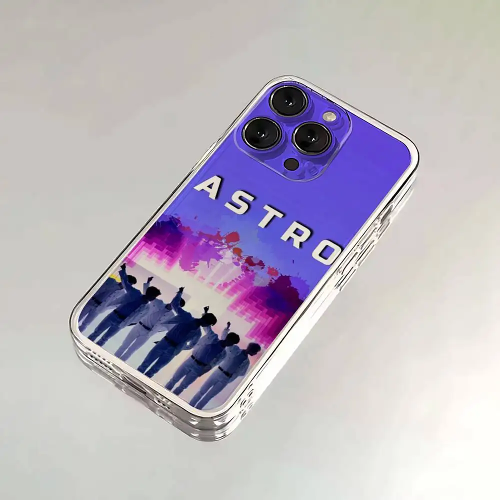 Funda de teléfono A-Astro Kpop Music para iPhone 16,15,14,13,12,11,17 Pro,Max,Plus,X,XS,XR,SE,Mini cubierta suave transparente