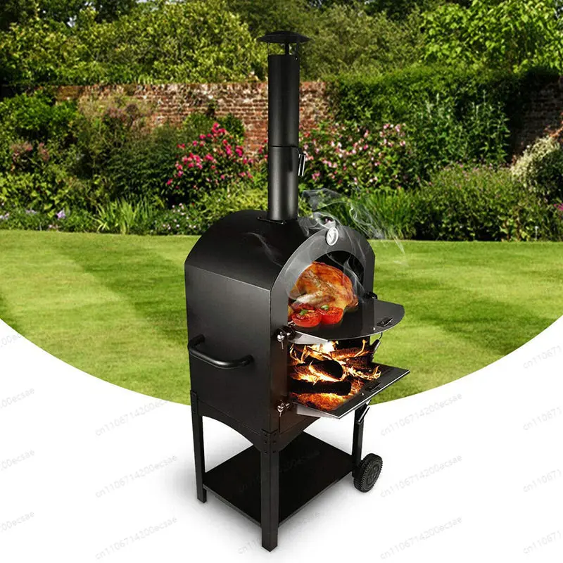 22 Inch Stainless Steel Dual Purpose BBQ Grill