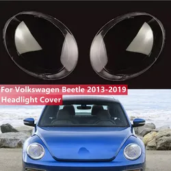 Car Front Headlight Cover Lens For Volkswagen VW Beetle 2013 - 2019 Headlamp Lamp Cover Shell Car Headlight Cover Lampshade Lens