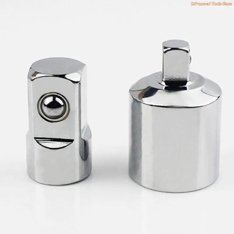 Chrome Plated Socket Adapter Reducer Stainless Steel Ratchet Sockets Durable W91B