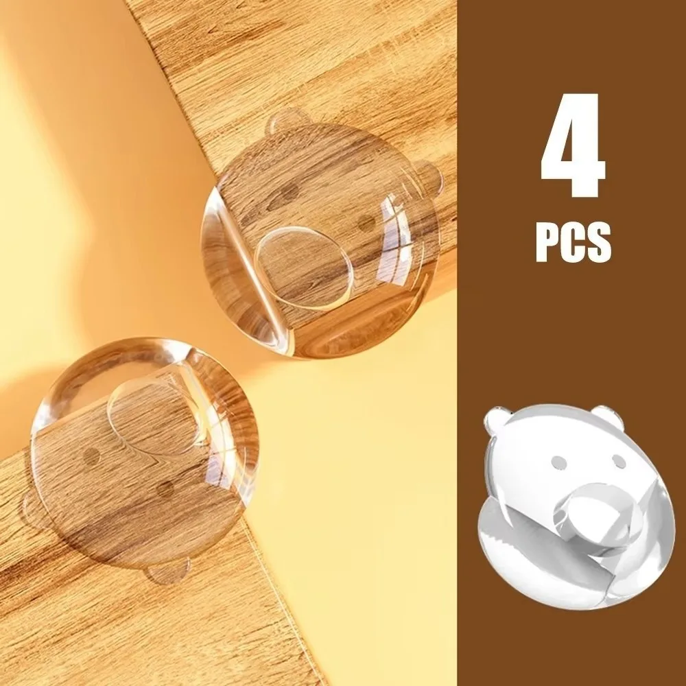 

10PCS/4PCS Silicone Corner Protectors Anti-collision Transparent Table Corner Protector Cover Clear Table Corner Edge Guard
