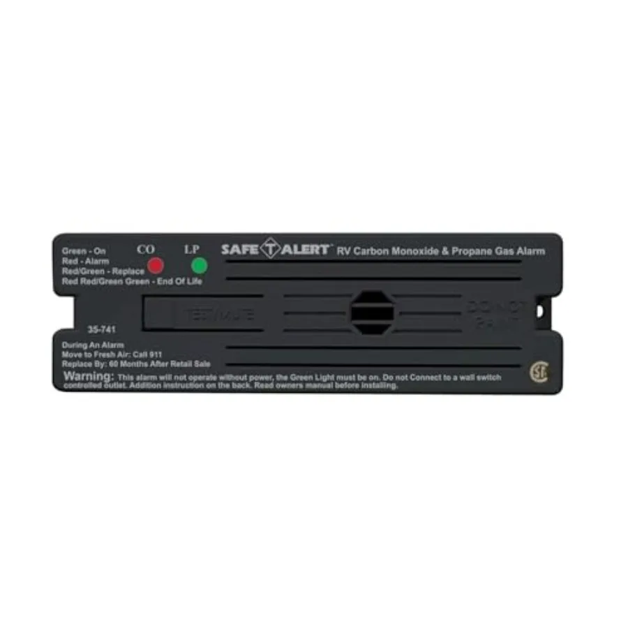 

35 Series Dual LP/CO Alarm - Propane and Carbon Monoxide Alarm - Surface Mount Black - 35-741-BL