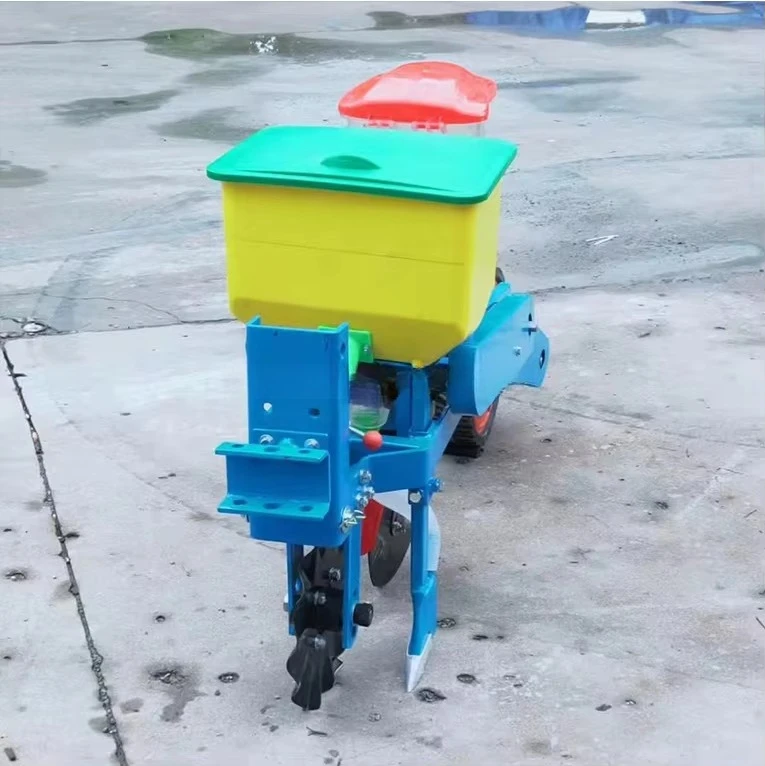 Hand-guided Corn Seeder, Soybean Fertilizing and Precision Seeder, Two-row Planting Point Seeder
