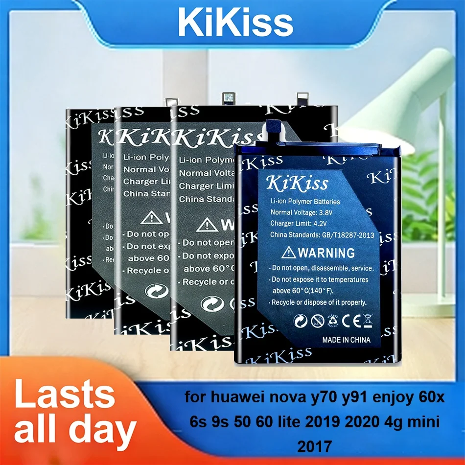 

HB536896EFW HB5470A3EHW-12 HB405979ECW Battery For Huawei Nova Y70 Y91 Enjoy 60X 6S 9S 50 60 Lite 2019 2020 4G Mini 2017