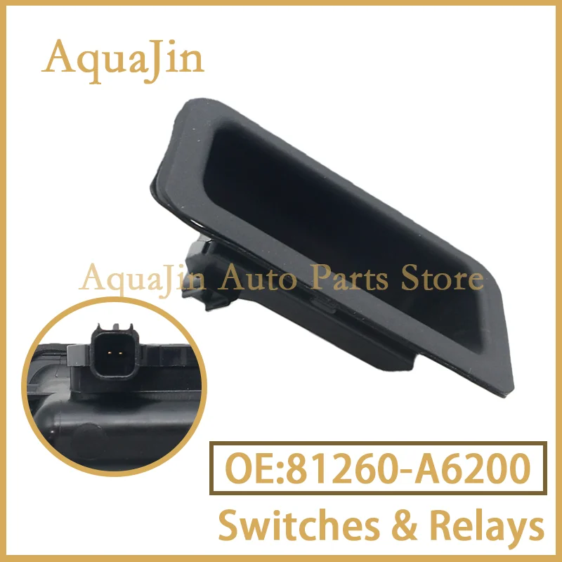 81260-A6200 Botón de interruptor de liberación de cerradura de puerta trasera para Hyundai Elantra I30 CW I20 Getz Wagon Hatchback 2018 ~ 2020 81260A6200