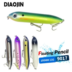 100mm 11g Super Spook Topwater Pencil Fishing Lures Saltwater and Freshwater Okie Shad Super Spook Jr Wobblers Fishing Supplies