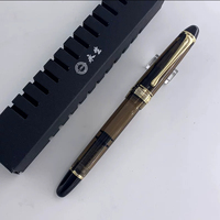 Wingsung 699 Vacuum Filling Fountain Pen High Quality Acrylic Transparent Barrels Business Office Writing Ink Pens With Gift Box