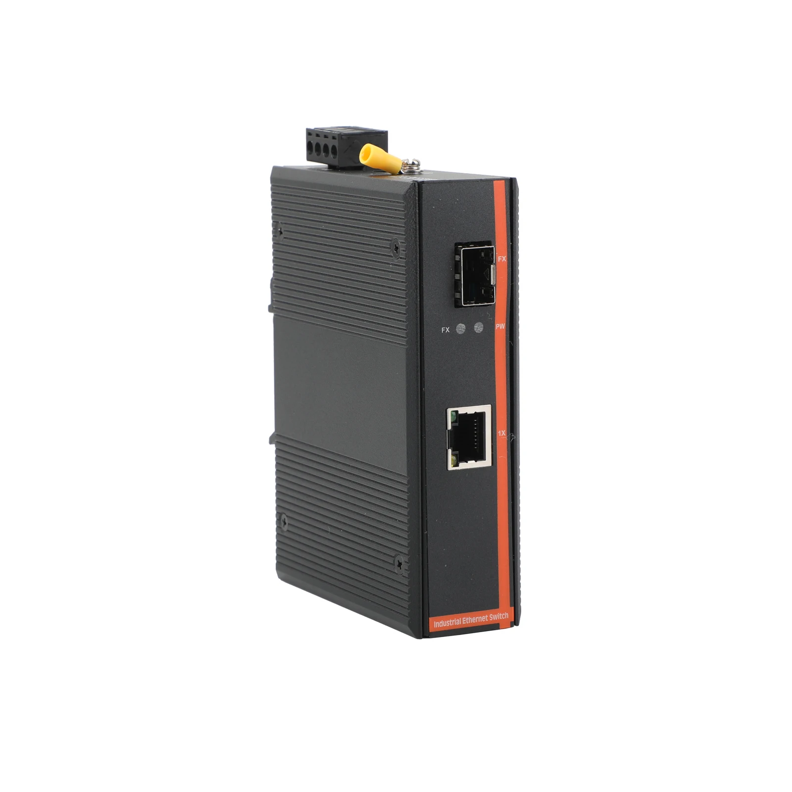 1 SZT. Gigabitowy Transceiver SFP Przemysłowy 1/2 SFP na 1/2/4/8 RJ45 10/100/1000M Przełącznik Światłowodowy Sieci Przemysłowej