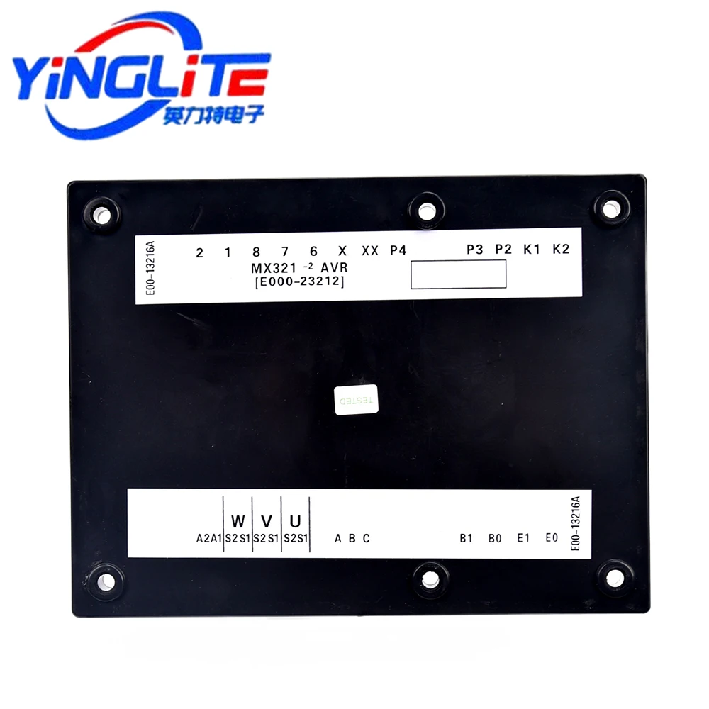 Imagem -04 - Regulador de Tensão Automático e Estabilizador Painel de Controle Gerador de Ímã Permanente Trifásico Peças Sobressalentes Mx321 Avr Pmg