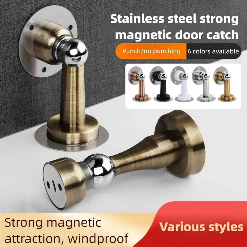 

Magnetic Hidden Door Stopper Wall Protector Bumper for Home Furniture & Decoration