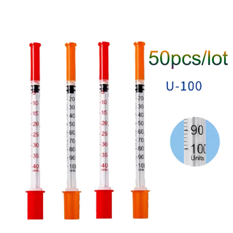 50 قطعة 1 مللي 30G13mm المتاح البلاستيك حقنة بيطرية مع الإبر لمزرعة الحيوانات الأليفة الحيوان القط الكلب خنزير الماشية الأغنام الخيول أداة Pa