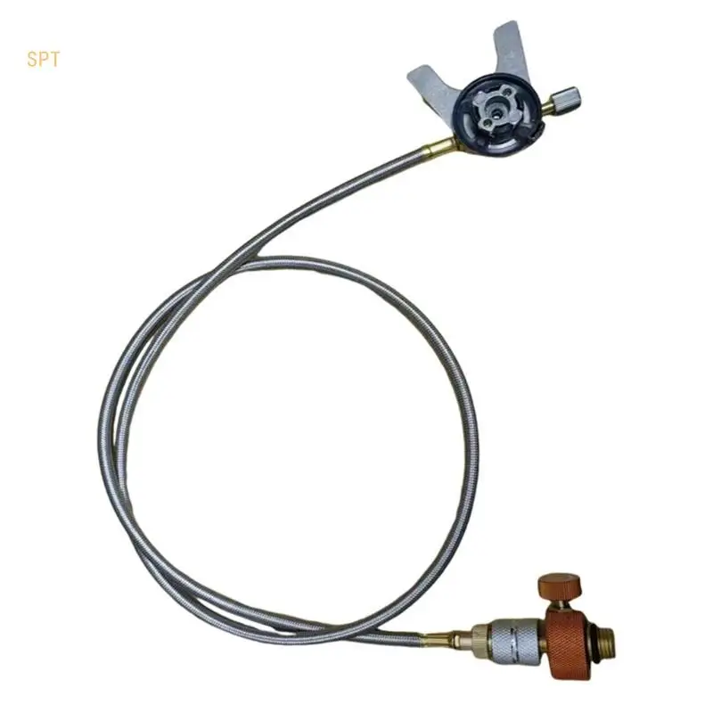 Furnaces Connector Split Type Gas Filling Adapter Gas Cylinder Camping Supply 714F