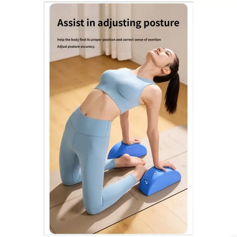 Stretching Half Moon Balance Block for Balance Poses And Fitness Workout 