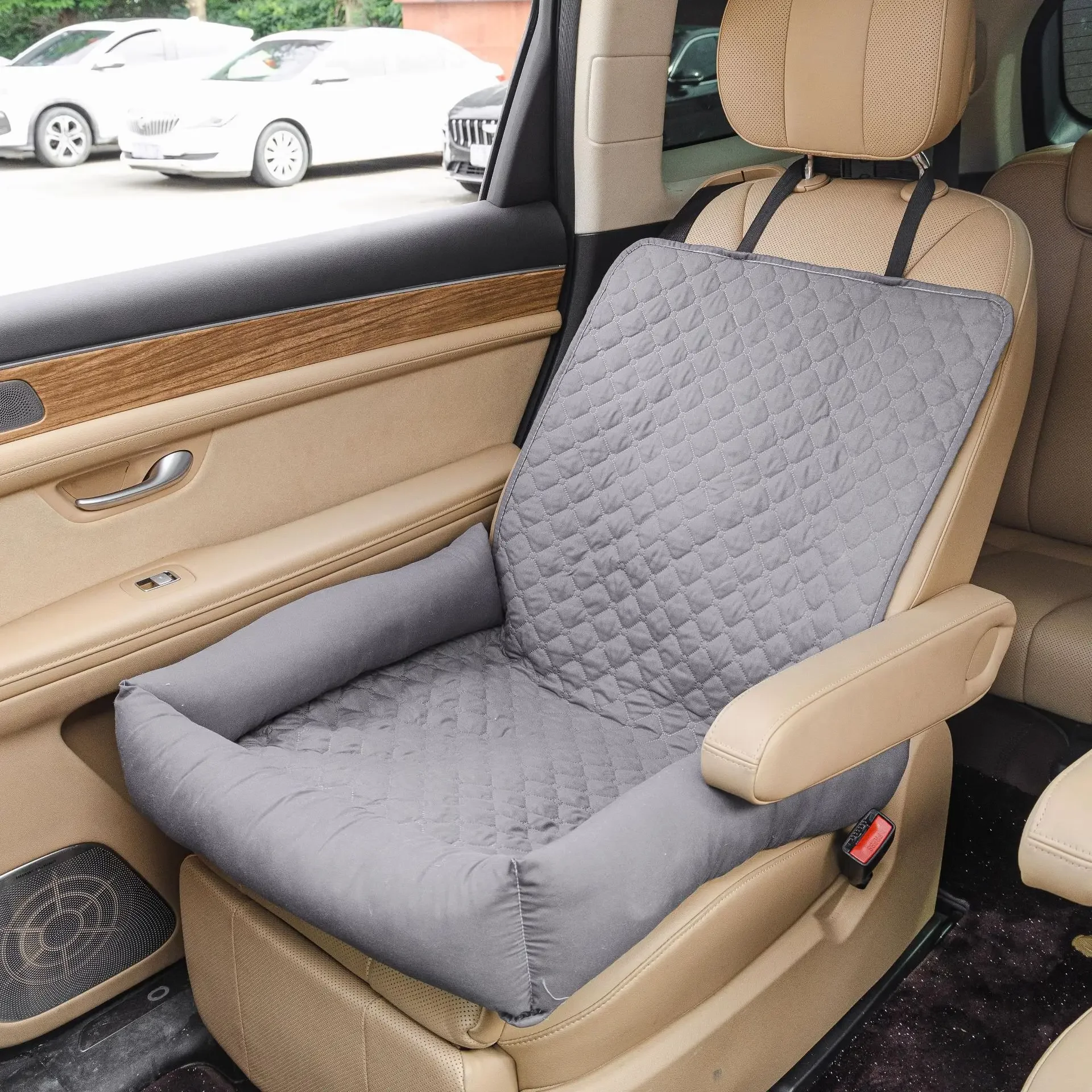 Dog Car Seat Solid Pattern Rem - Travel Accessories For Dogs 评论和价格
