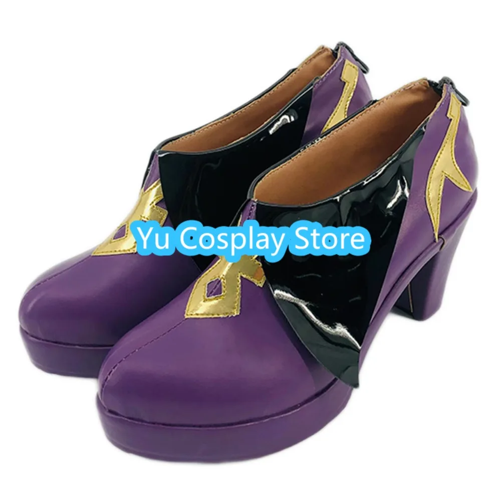 

Genshin Impact Keqing Cosplay Shoes Anime Cosplay Shoes Boots Halloween Costumes PropsYu Cosplay Store
