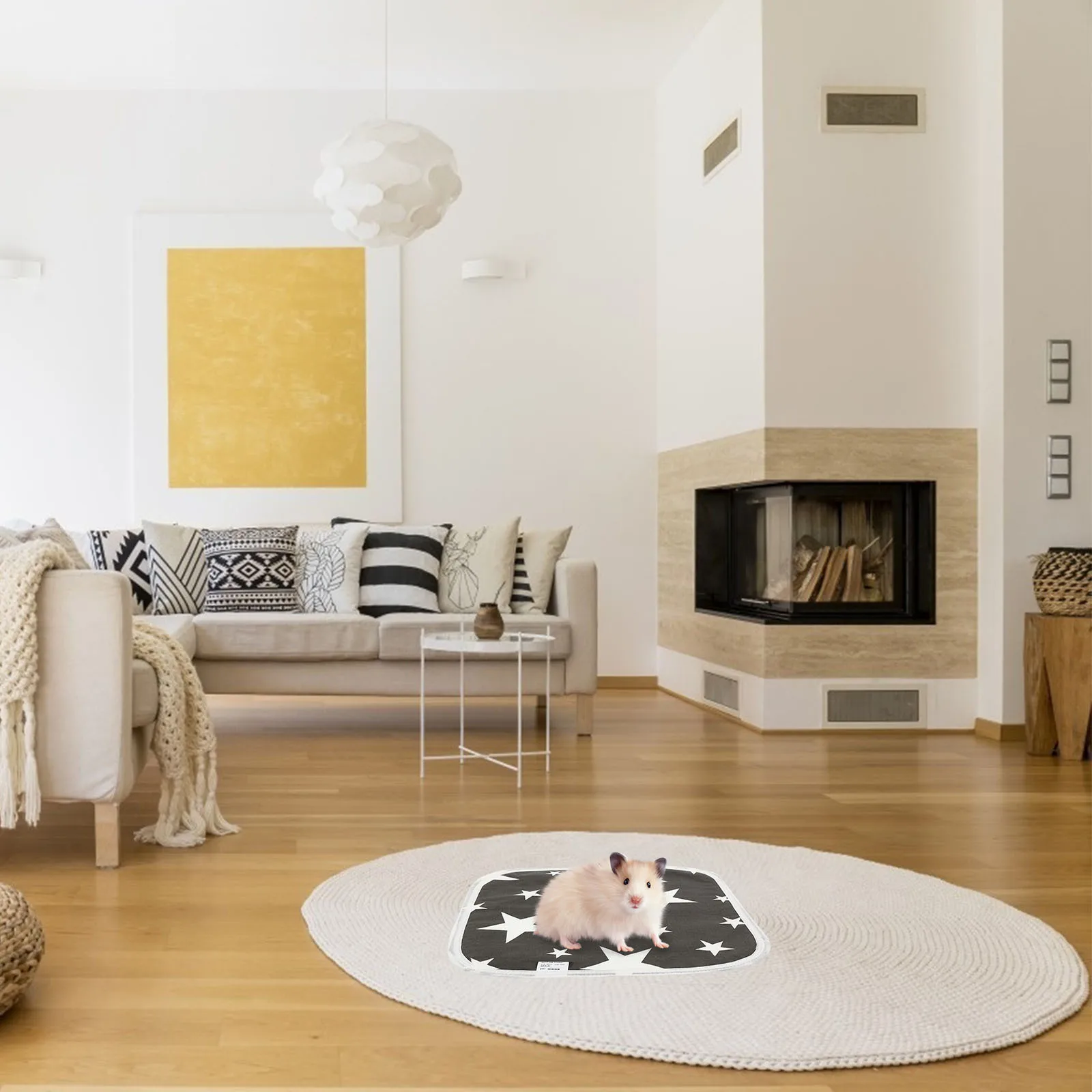 

4Pcs Pet Training Mat Quick Dry Soft Surface Pet Diaper Pad for Dogs Cats Washable Portable Urinal Pad Home Travel Essential