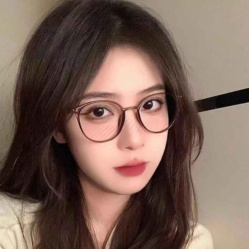 Fashion Vintage Anti Blue Light Blocking Glasses For Men/women Replaceable Lenses