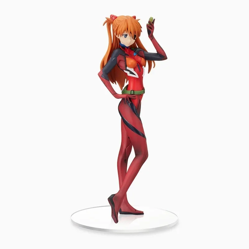 Original NEON GENESIS EVANGELION Anime Figure Asuka Langley Soryu Action Figure Toys for Kids Gift Collectible Model Ornaments