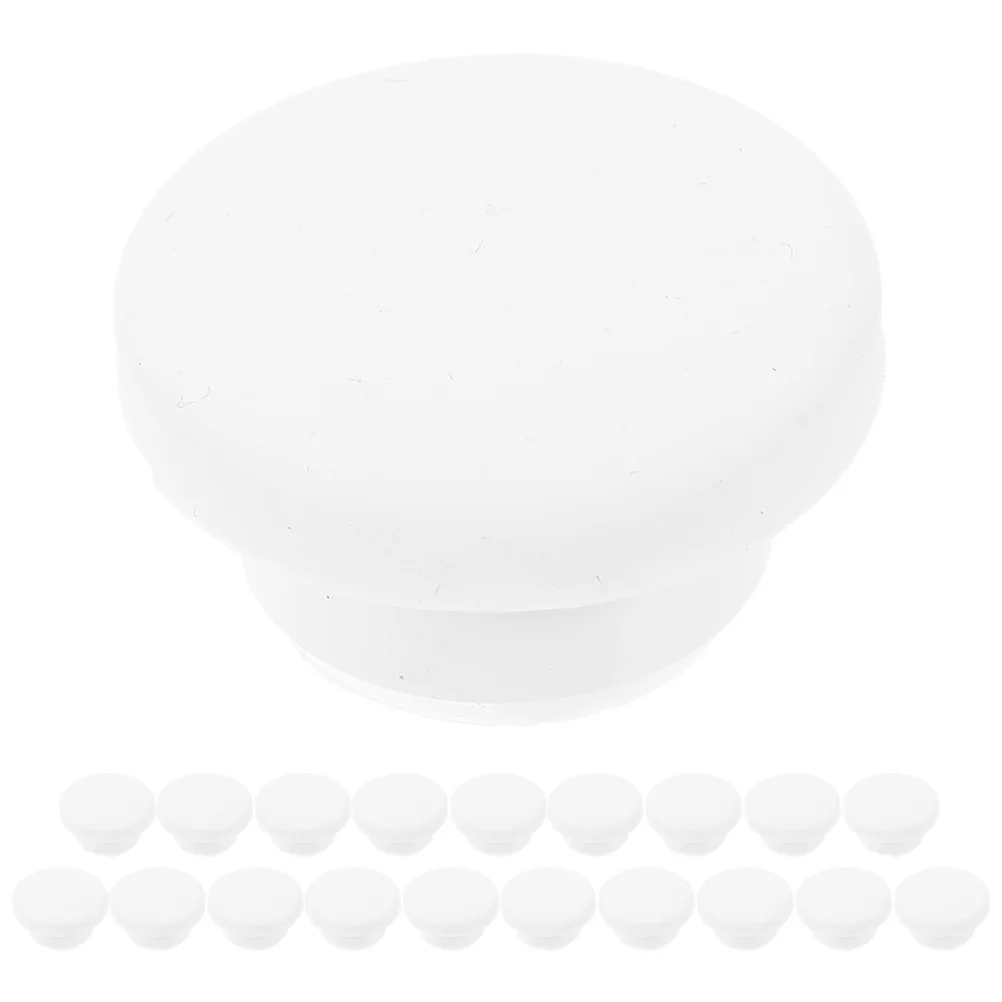 

20 Pcs Washbasin Sealing Cover Overflow Drain for Bathtub Water Trough Rubber Bathroom Cabinet