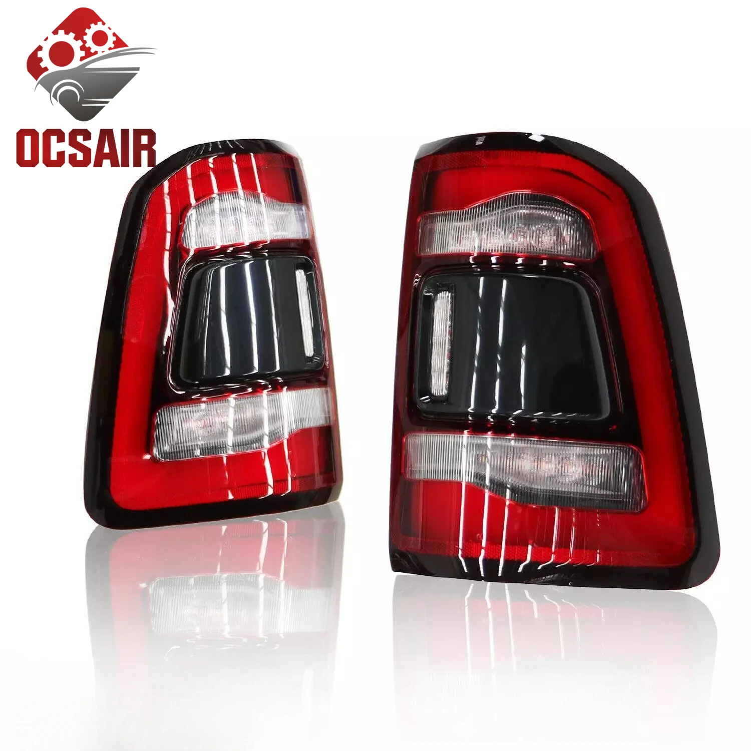 Passenger Tail Light For Dodge RAM 1500 2019-2022 FM LED Rear Lamps 55112992AC 55112993AC 55112992AD 55112993AD