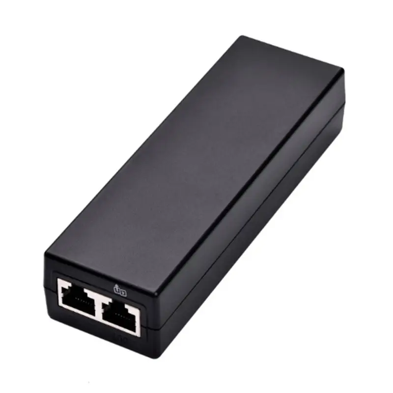 

2.5-гигабитный POE-инжектор 100/1000 Мбит/с/1G/2.5G для IEEE802.3Af/At, активный источник питания для POE-устройств, выход 54В, вилка стандарта ЕС