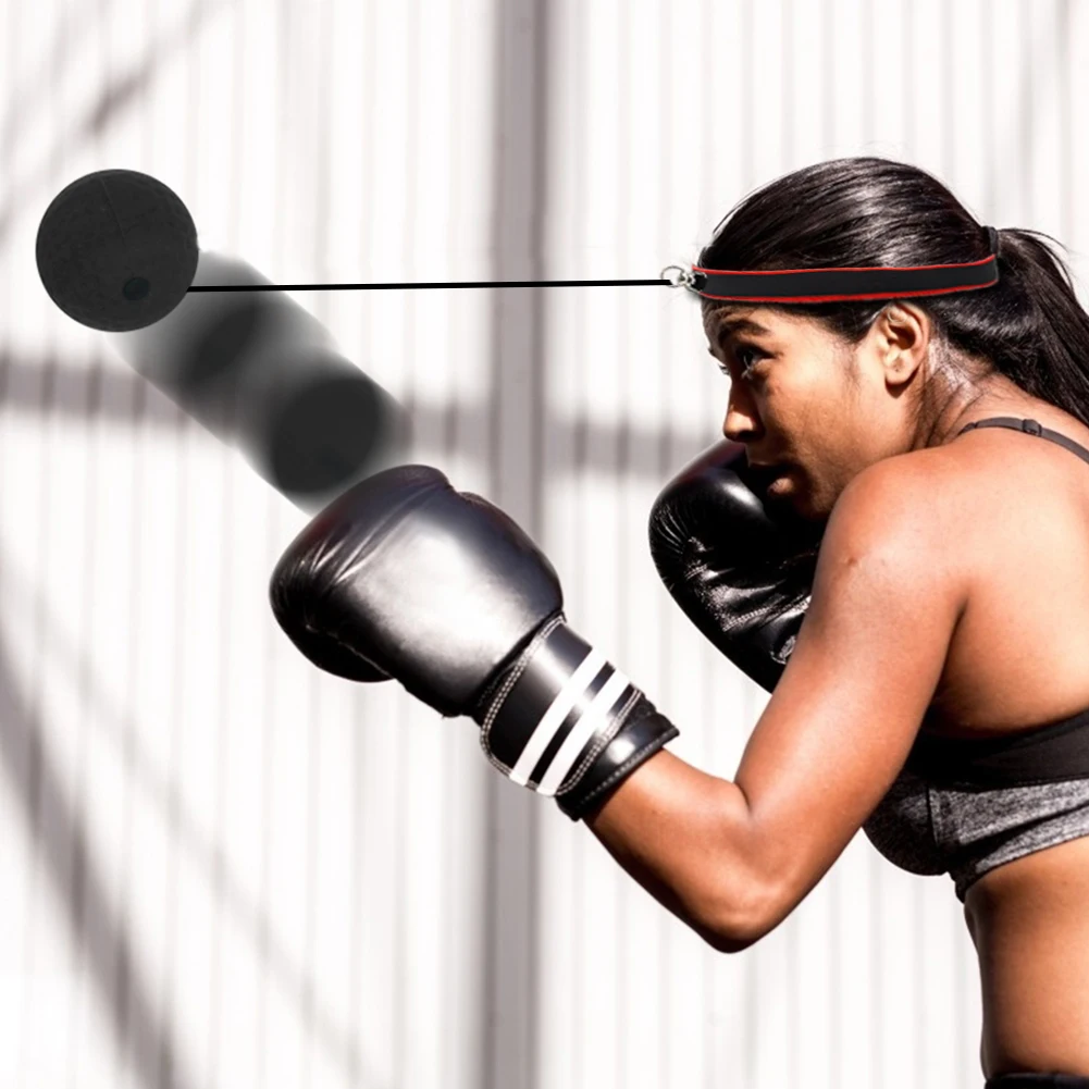 Boxing Training Ball Ultimate Reflex Ball Improve Speed with Adjustable Headband Kids Boxing Equipment Great for Reflex Accuracy