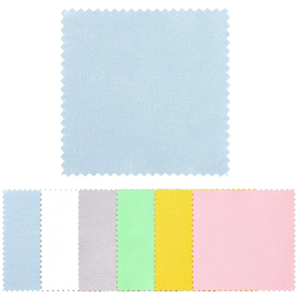 50/20 Stuks Schoon Reinigingsdoekje Polijstdoek 8X8 Cm Zilver Polish Cleaner Doek Voor Sieraden Anti aanslag Polijsten Sieraden Tool