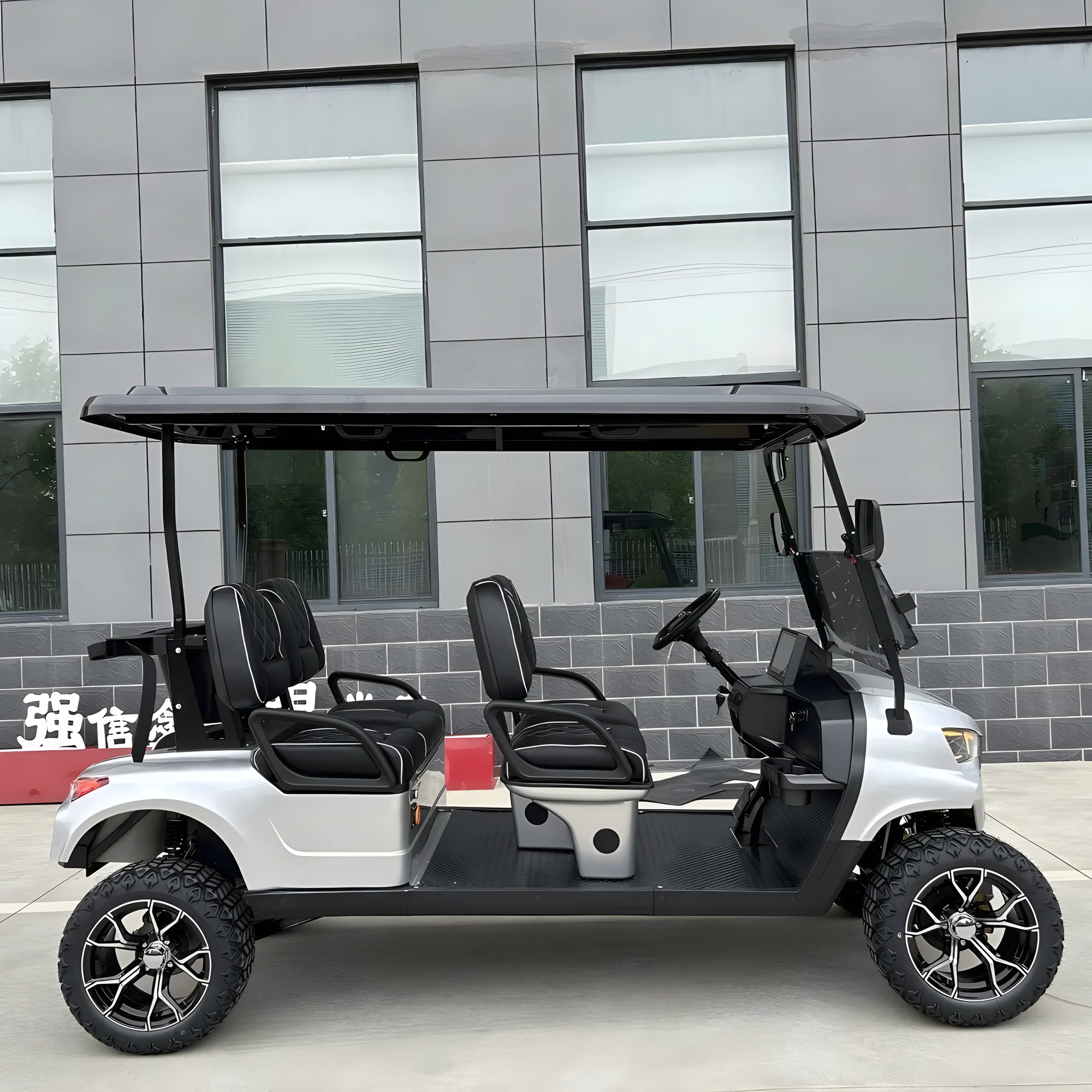 Chinese factory price zone electric 2+2-seat street legal off-road beach vehicle electric golf cart club car