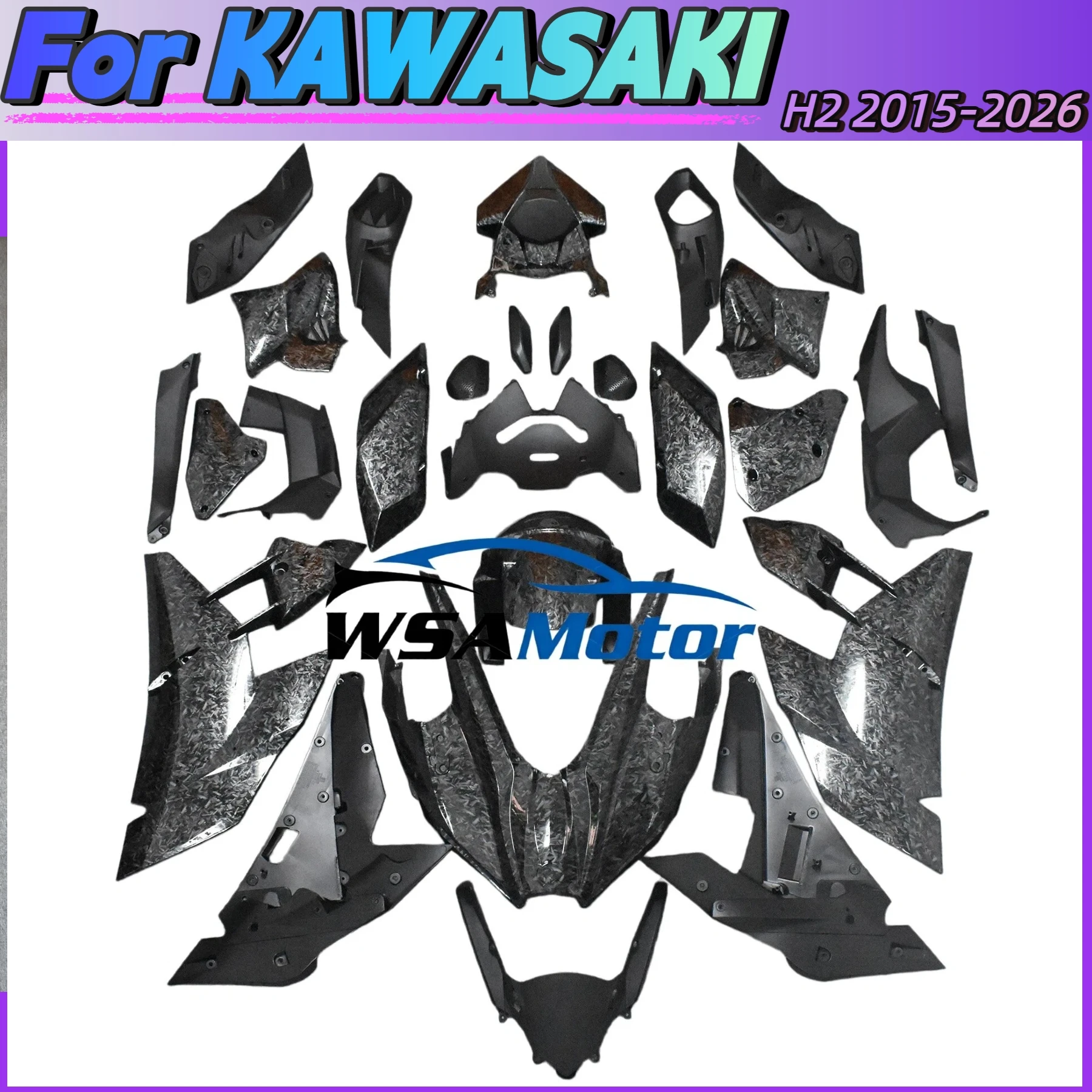 For KAWASAKI H2 2015-2026 Motorcycle Fairing Kits Guard Cowl Protection Modified Accessories