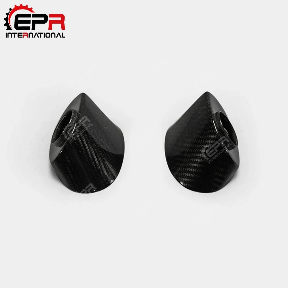Car-styling For Nissan R35 GTR OEM Carbon Fiber Side Mirror Base Stand Glossy Finish GT-R Tuning Mirror Trim Drift Body Kit Part view 4