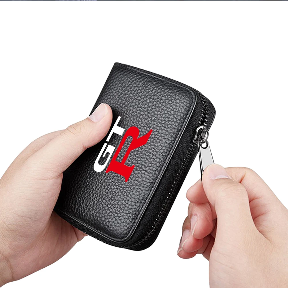 Car Multifunction Organizes Wallet Driver license Credit ID Card Holder Bag For Nissan Nismo 350Z 370Z GTR Patrol XTrail Qashqai