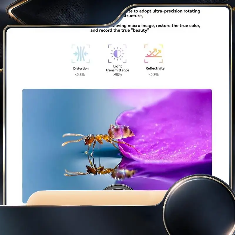 

APEXEL ZM100 10-20X Zoom Macro Lens For Smartphones HD Micro Lens Kit Supports Macro Photography-N34R