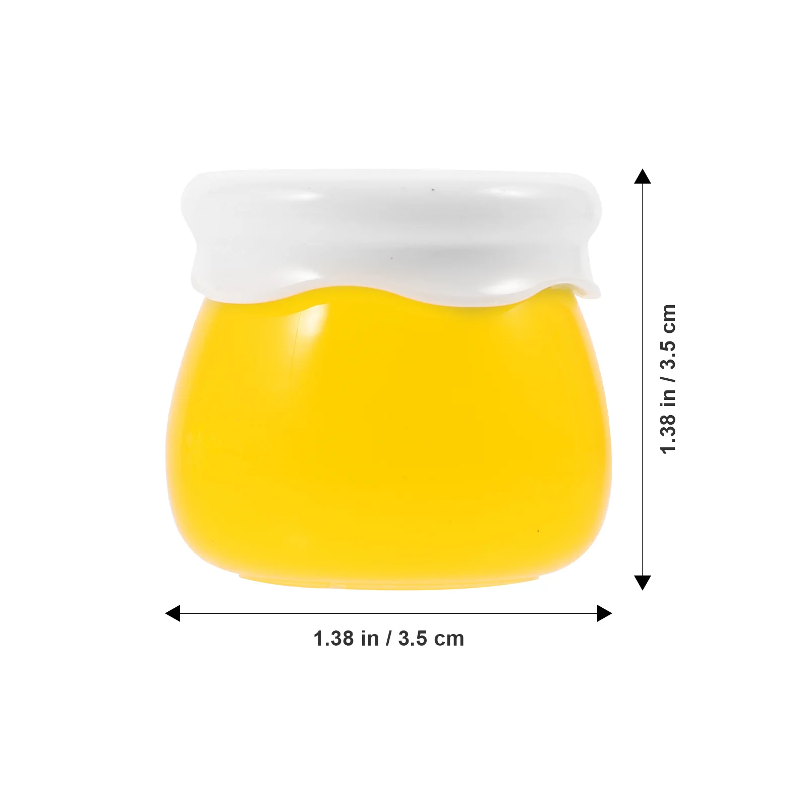 10 Stuks Potten 10G Acryl Gezichtscrème Container Draagbare Reizen Crème Dispenser Hervulbare Kleine Transparante Huidverzorging