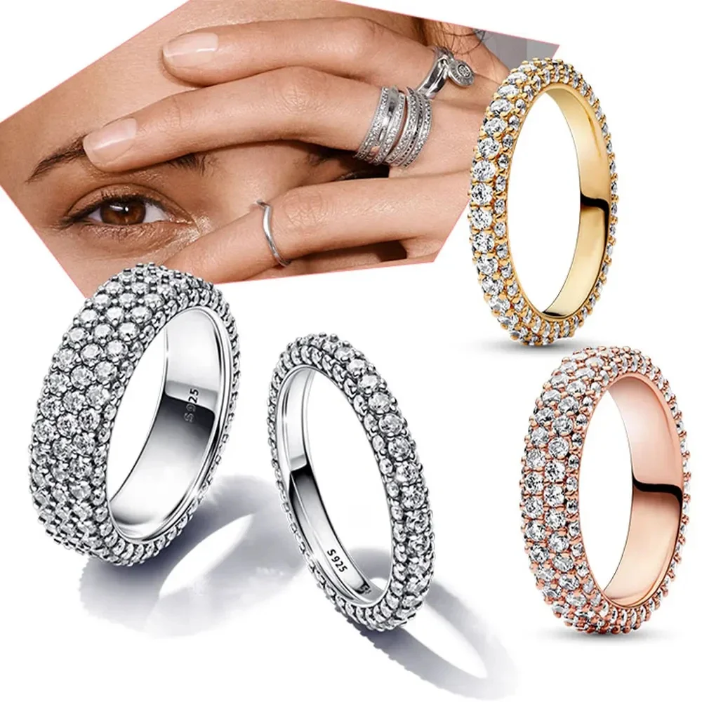 Disney 2024 New Fashion Mickey Mouse Women's Ring Original Valentine's Day Jewelry Gift Couple Ring Jewelry SetsGift Rings image 5