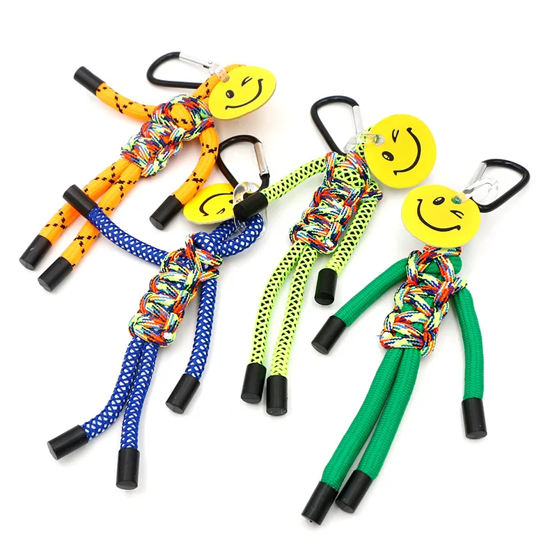 New DIY bag clothing accessories color key chain rope pendant accessories birthday gift