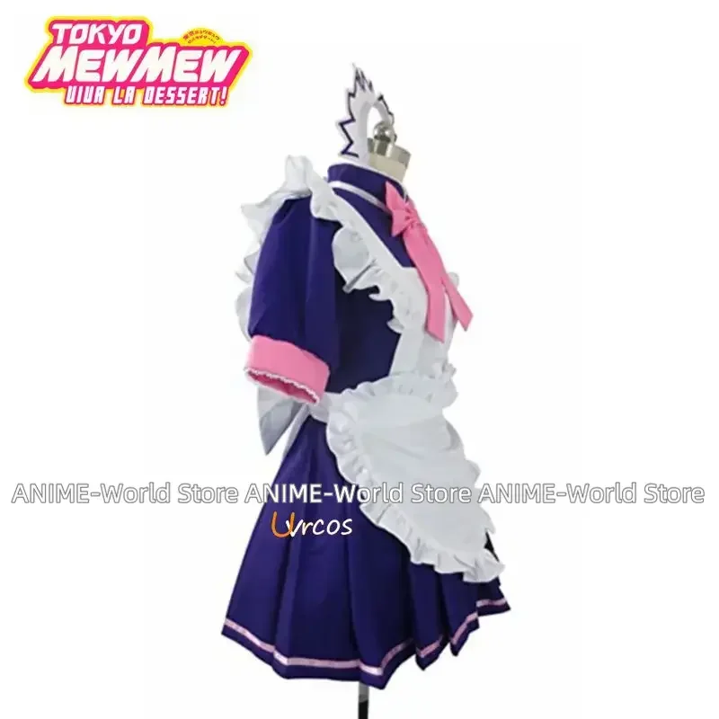 Tokyo Mew Mew Zakuro Fujiwara Mew Zakuro Pomegranate Maid Dress Cosplay Costume