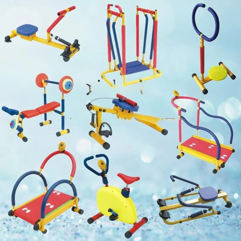 Kids' Fitness Equipment Kindergarten Sports Exercise Bike Chest Expander Kids Treadmill