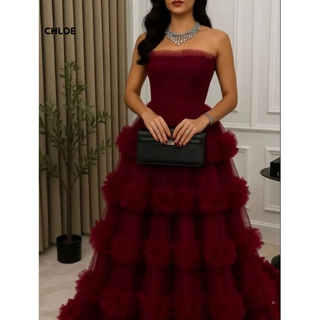 

Line A Gala Dress Off-shoulder Custom Made Evening Dresses Woman Elegant Luxury 2025 Dresses for Special Occasions Sleeveless