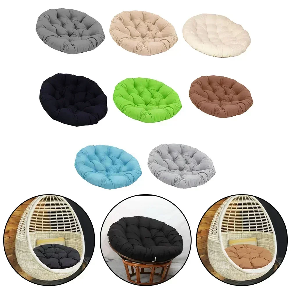 1pc Chair Rocking Chair Hanging Basket Chair Papaya Chair Round Cushion 60x60 Cm Home Textile Accessories