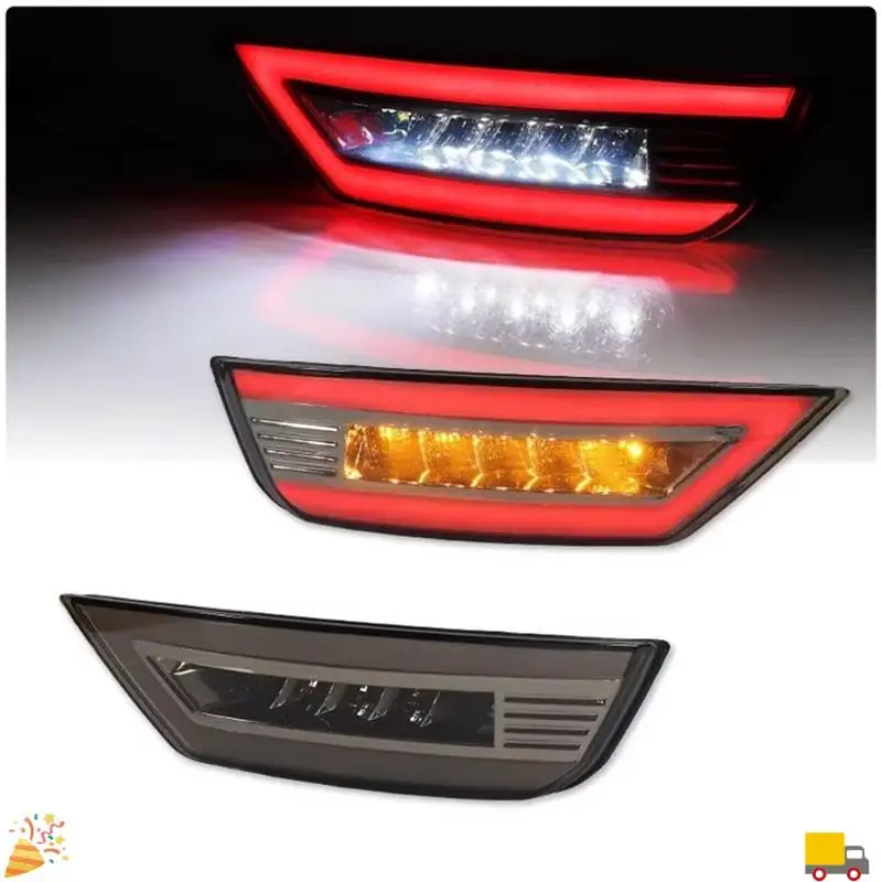 المصد الخلفي عاكس الضوء لفورد فوكس 2 MK2 هاتشباك Ecosport الهروب كوغا الخلفي النهار تشغيل الضوء