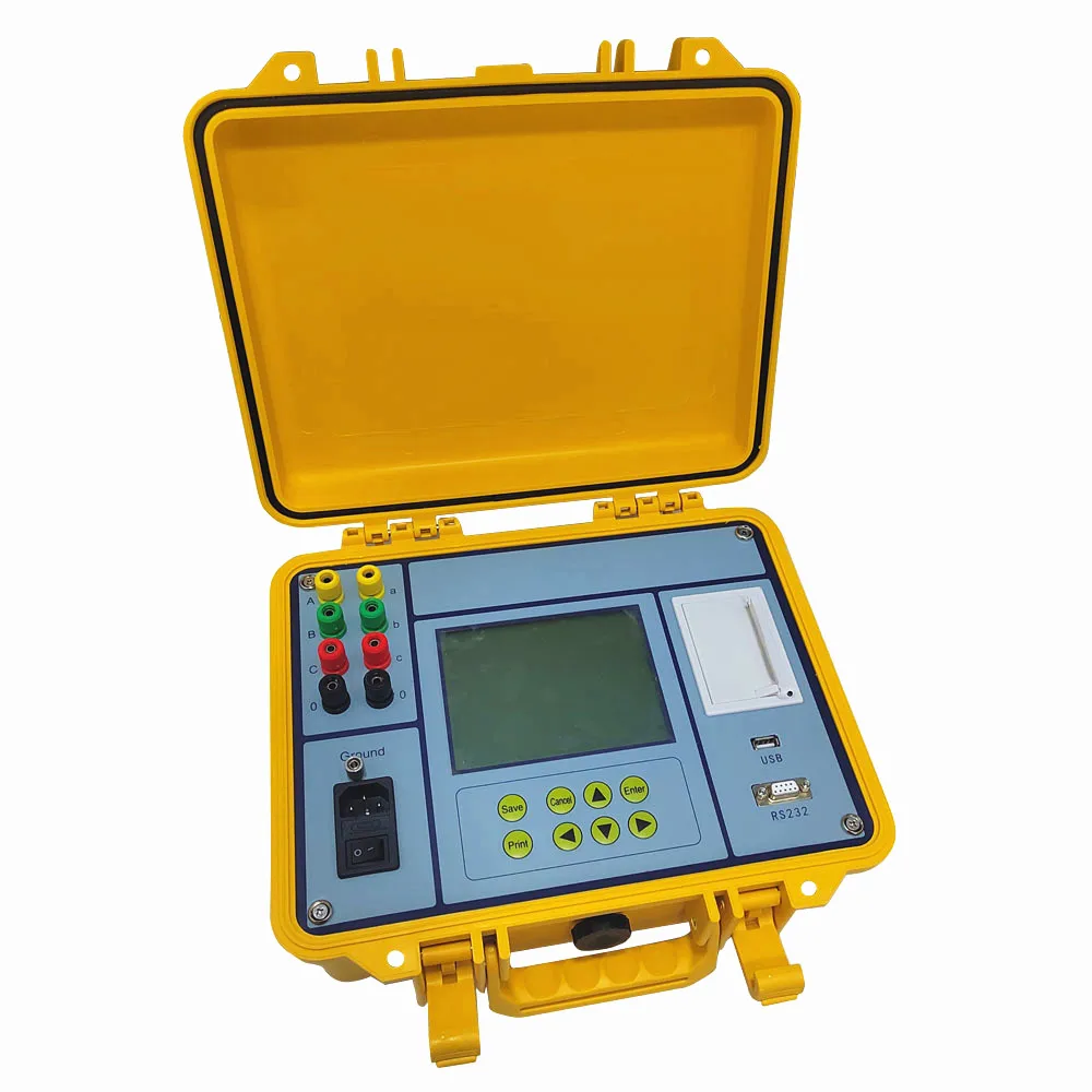 

Portable TTR Tester Automatic Transformer 3-phase Turns Ratio Meter