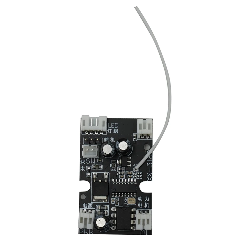 2.4G Volledige Schaalmodel Ontvanger Printplaat Met Antenne AD008 Voor WPL D12 RC Auto DIY Onderdelen Accessoires