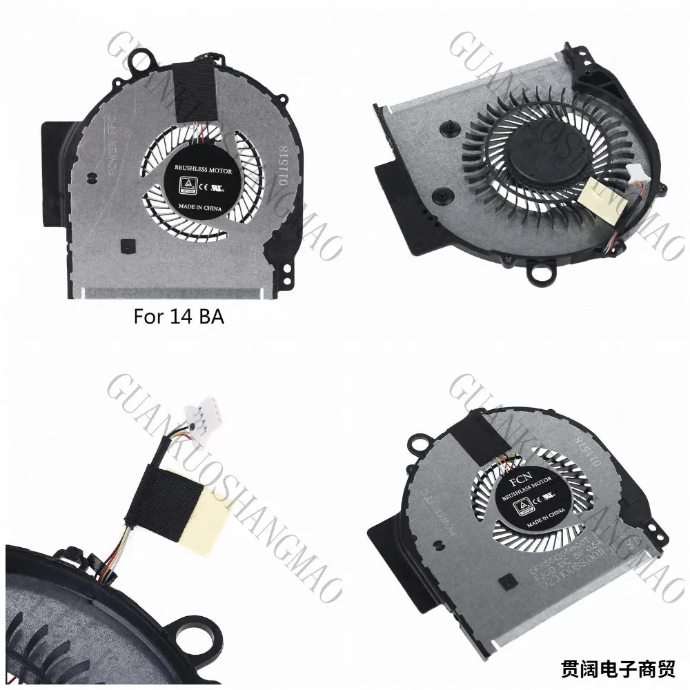 HJY...924281-001 подходит для вентилятора охлаждения ноутбука HP Pavilion X360 14-BA TPN-W125.