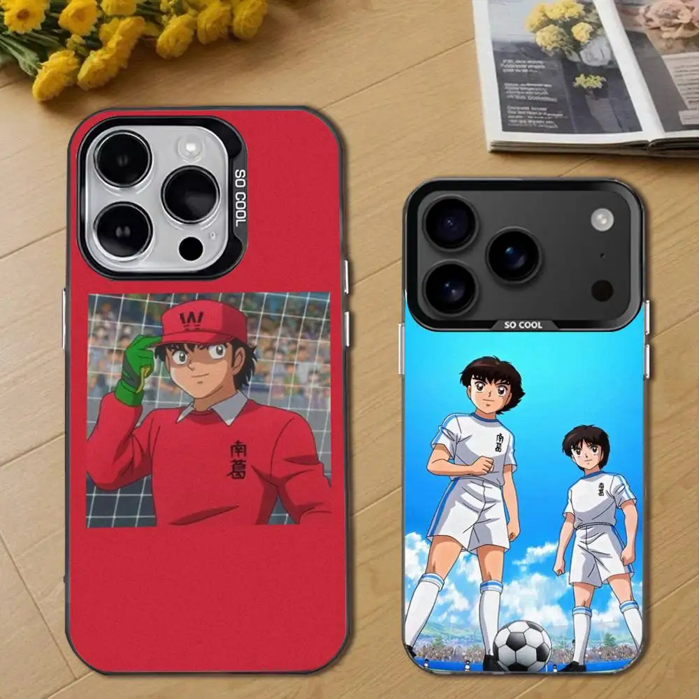 

Cool C-Captain Tsubasa Phone Case For iPhone 17,16,15,14,13,12,11,Pro,Max,Plus,E,Air,Mini Black Tpu Cover