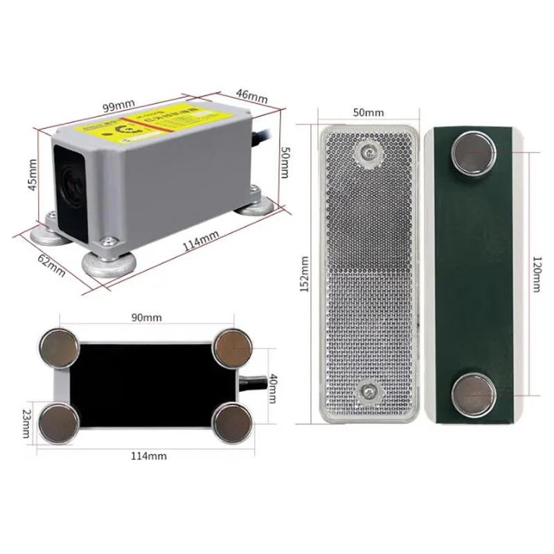 Maximum detection distance 5M travel switch counter collision device, 36V/48V/220V/380V LIFT Crane infrared plug