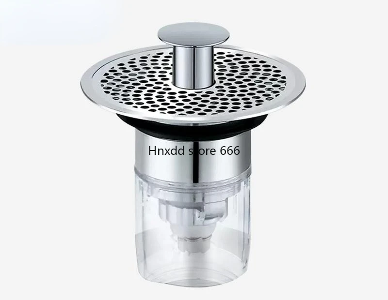 Sewer deodorant and anti-blocking basin filter screen bouncing core universal